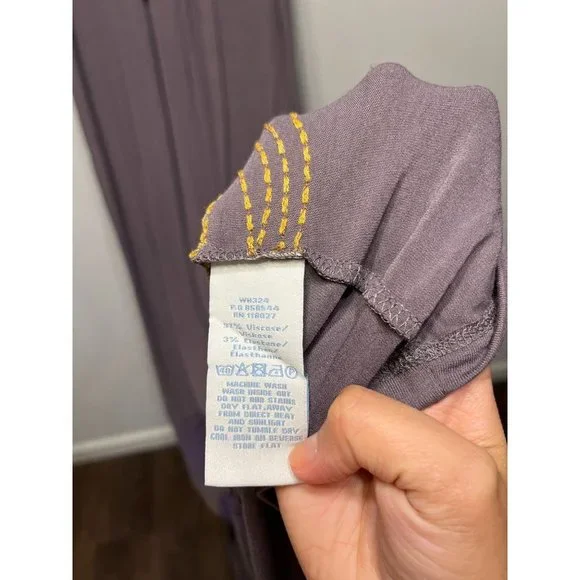 Boden Embroidered Maxi Jersey Dress Size 8L - Picture 9 of 10